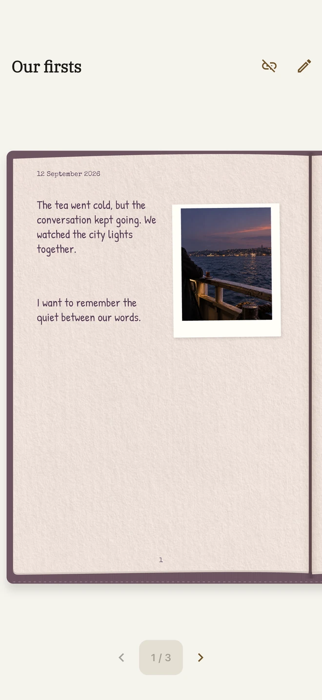 Stories on pages